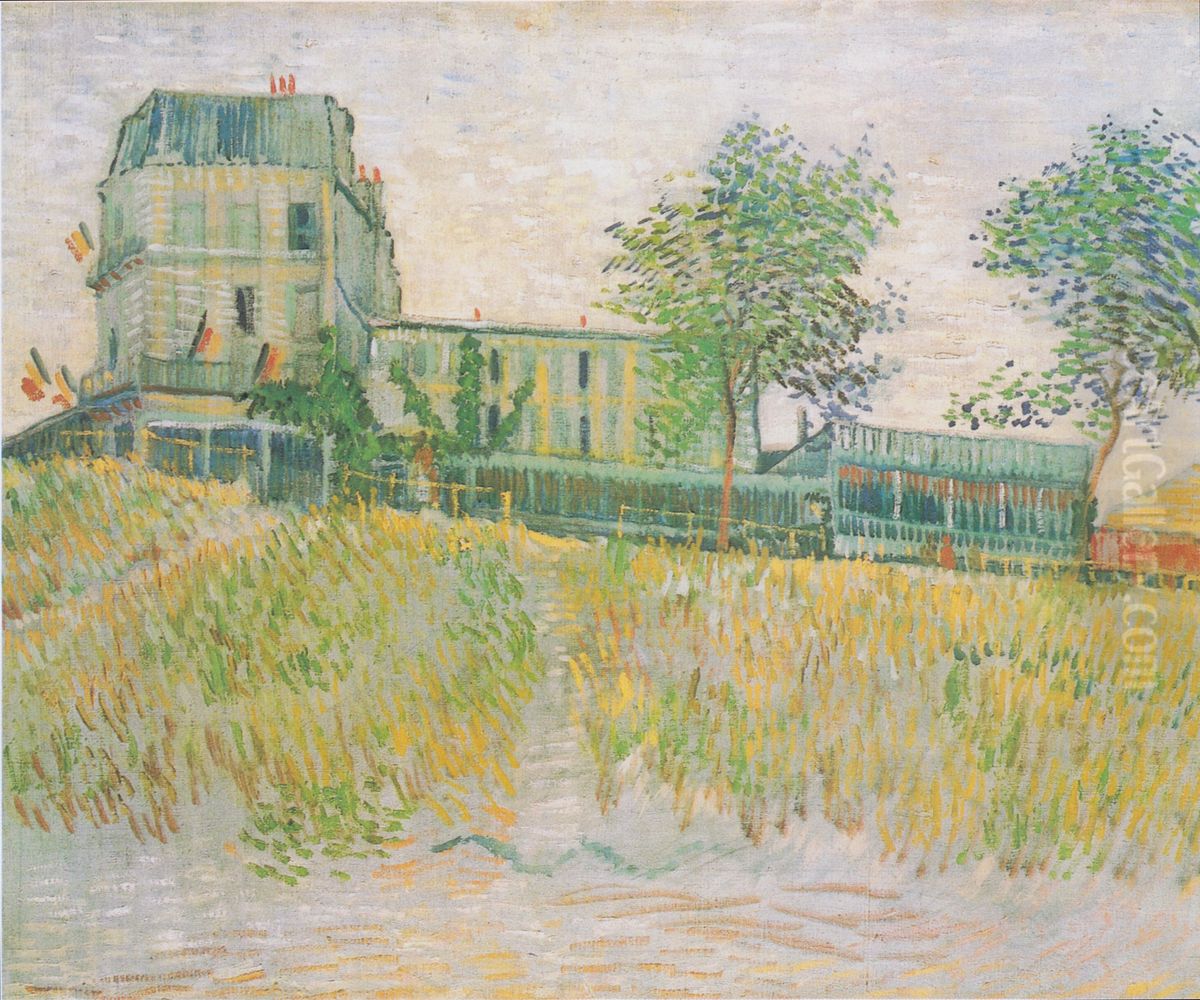 Das Restaurant de la Sirene in Asnieres Oil Painting by Vincent Van Gogh