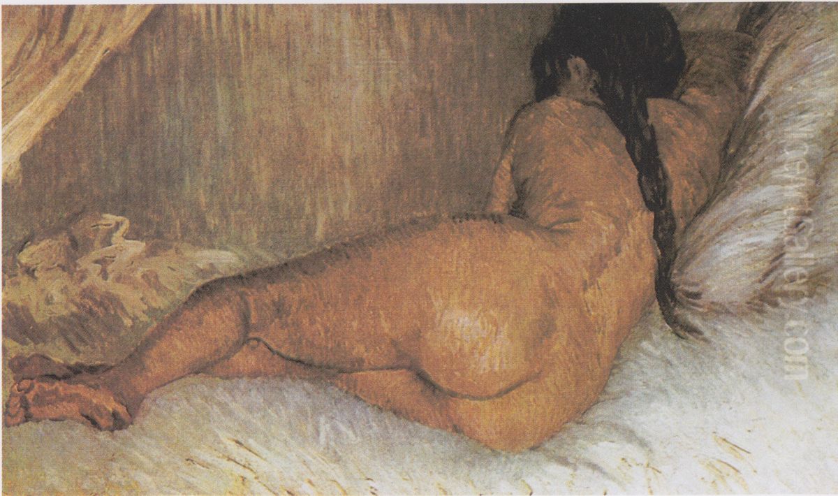 Weiblicher Ruckenakt Oil Painting by Vincent Van Gogh