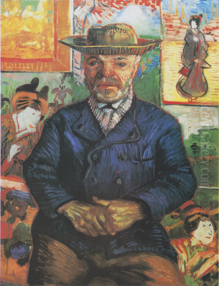 Bildnis Pere Tanguy Oil Painting by Vincent Van Gogh