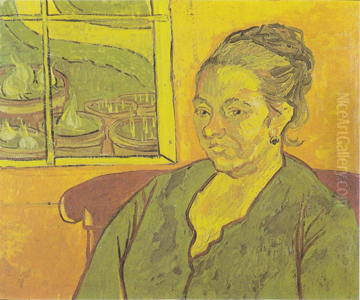 Bildnis Augustine Roulin Oil Painting by Vincent Van Gogh