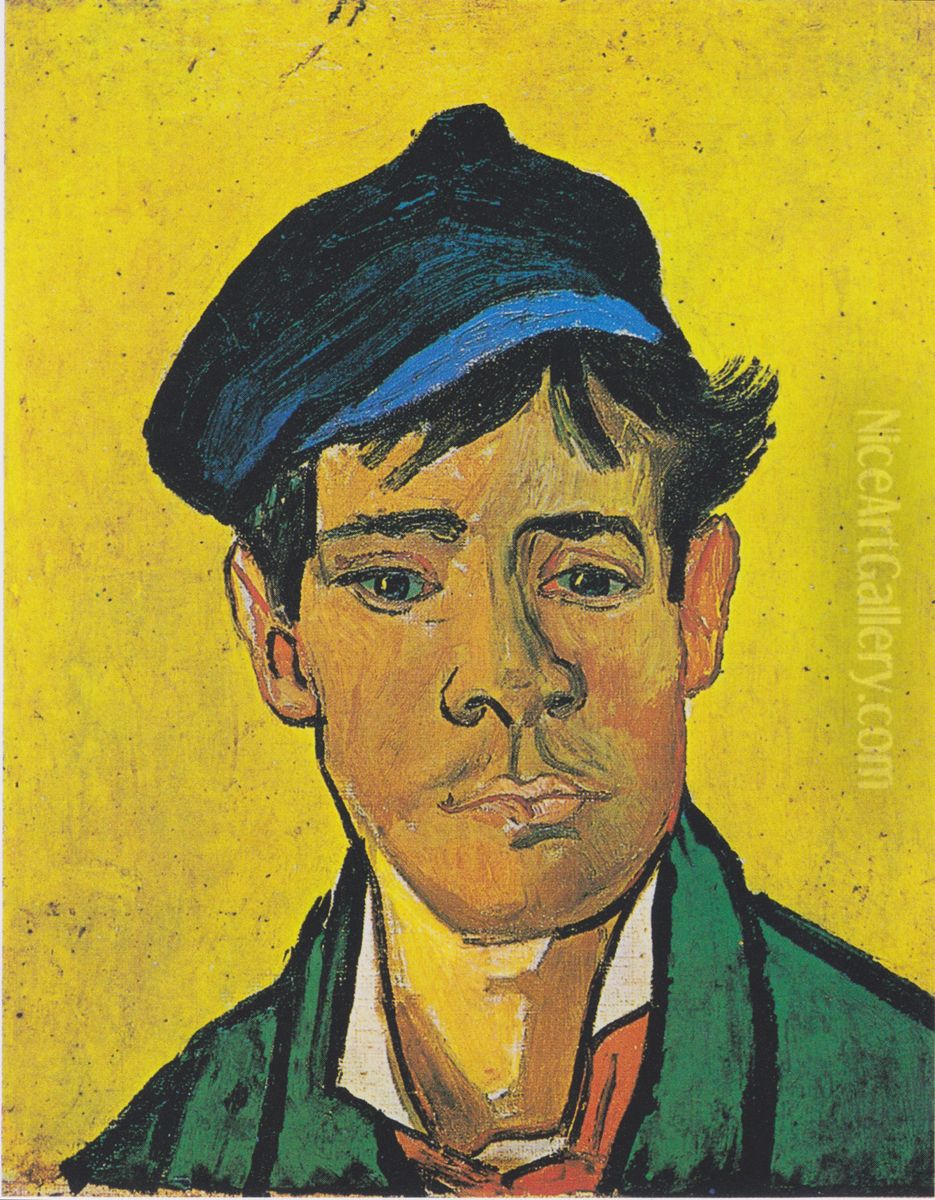 Junger Mann mit Mutze Oil Painting by Vincent Van Gogh