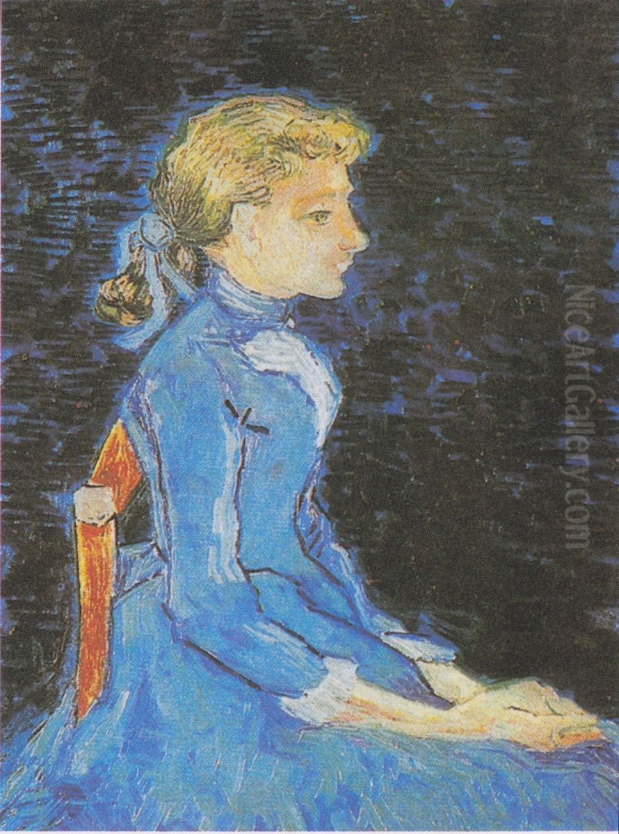Bildnis Adeline Ravoux Oil Painting by Vincent Van Gogh