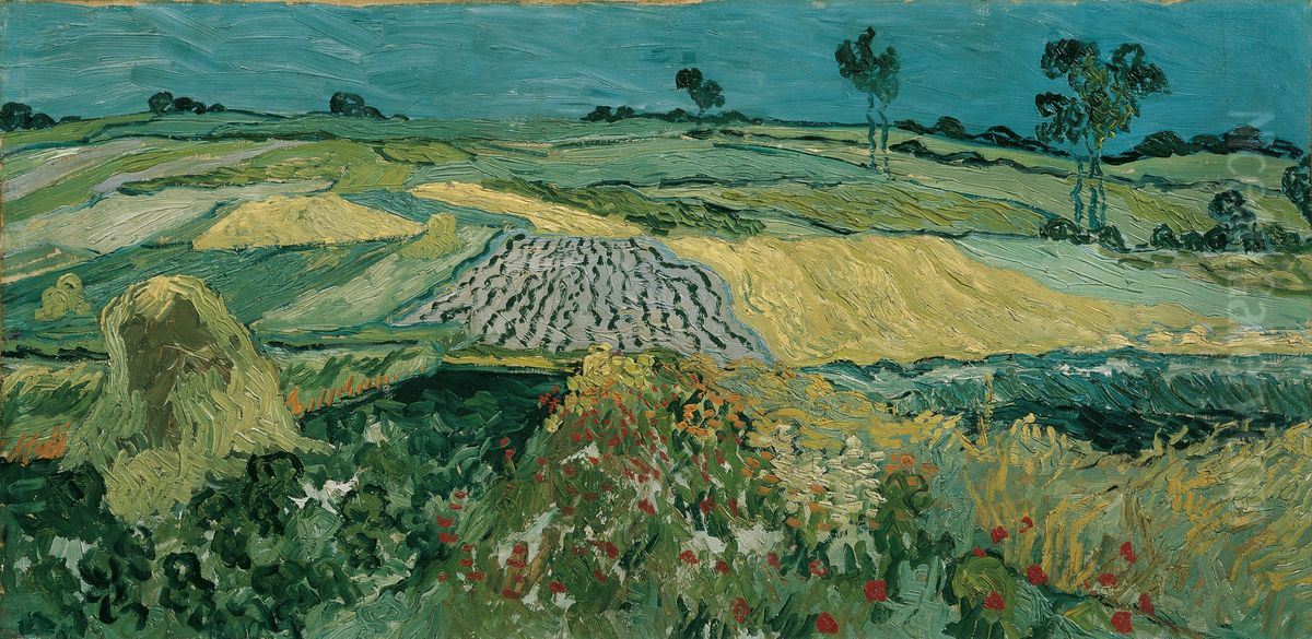 The Plain of Auvers / Wheat Fields near Auvers Oil Painting by Vincent Van Gogh