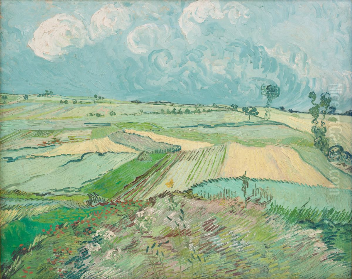 Wheat Fields after the Rain Oil Painting by Vincent Van Gogh