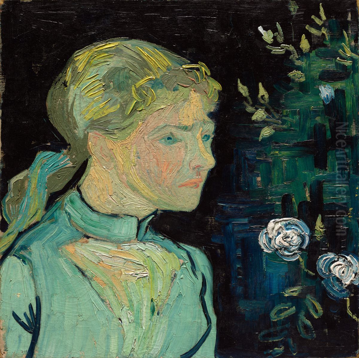 Adeline Ravoux Oil Painting by Vincent Van Gogh
