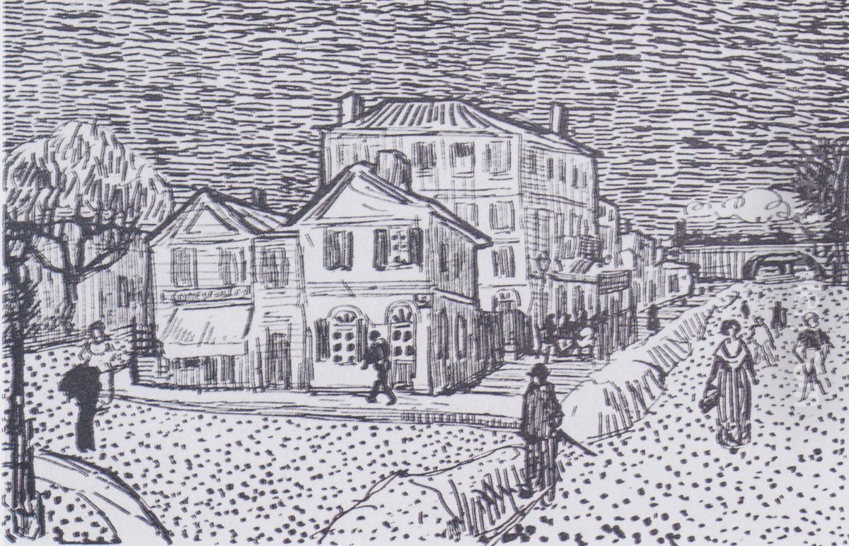 The yellow house (Vincent's House) Oil Painting by Vincent Van Gogh
