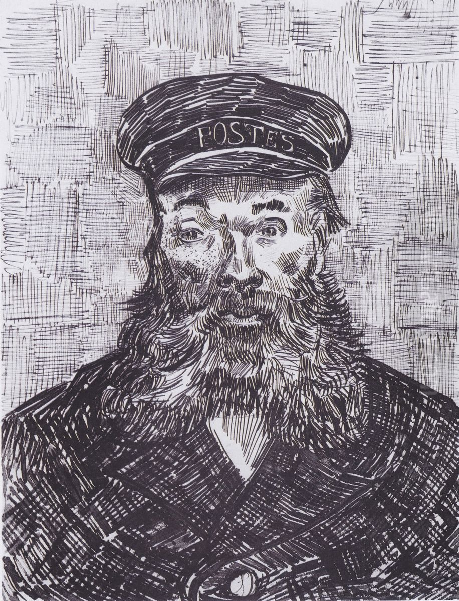 Bildnis Josepf Roulin Oil Painting by Vincent Van Gogh