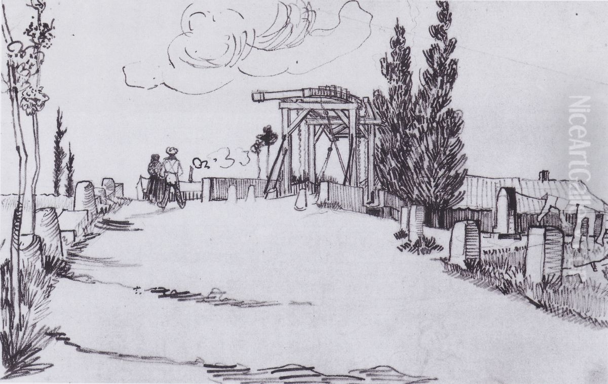 The Bridge of Langlois at Arles Oil Painting by Vincent Van Gogh