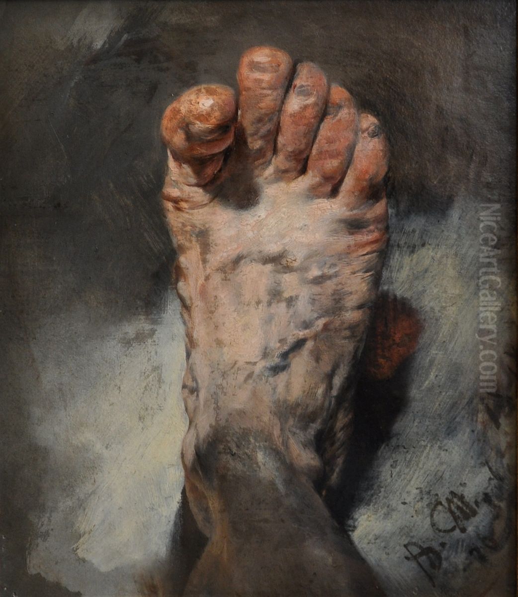 The Foot of the Artist Oil Painting by Adolph von Menzel