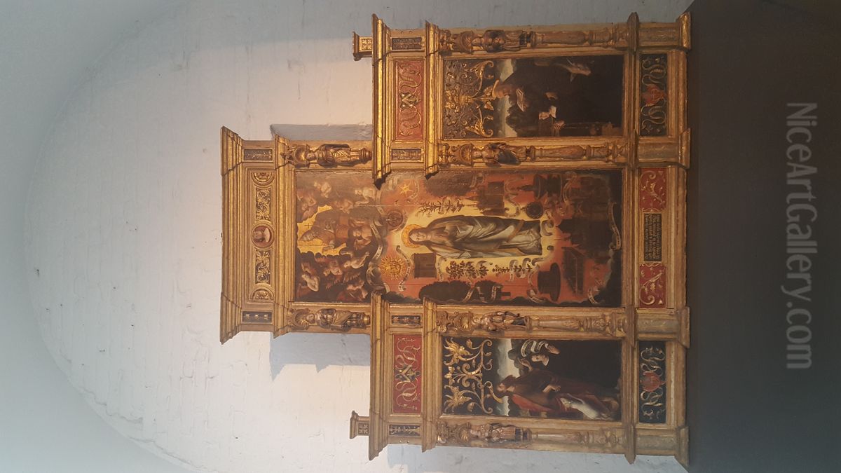 Mary Altarpiece Oil Painting by unknown