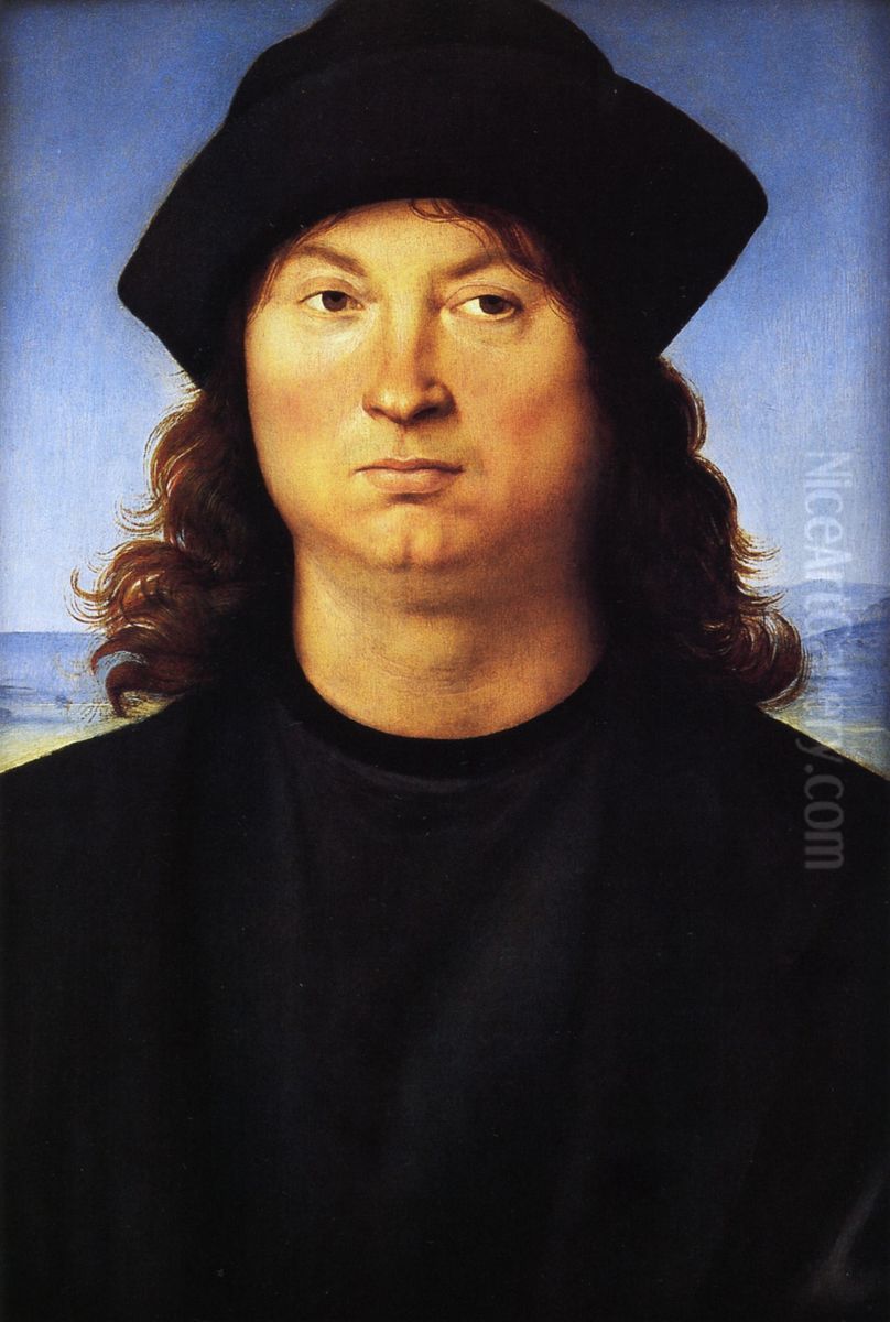 Ritratto virile Oil Painting by Raphael