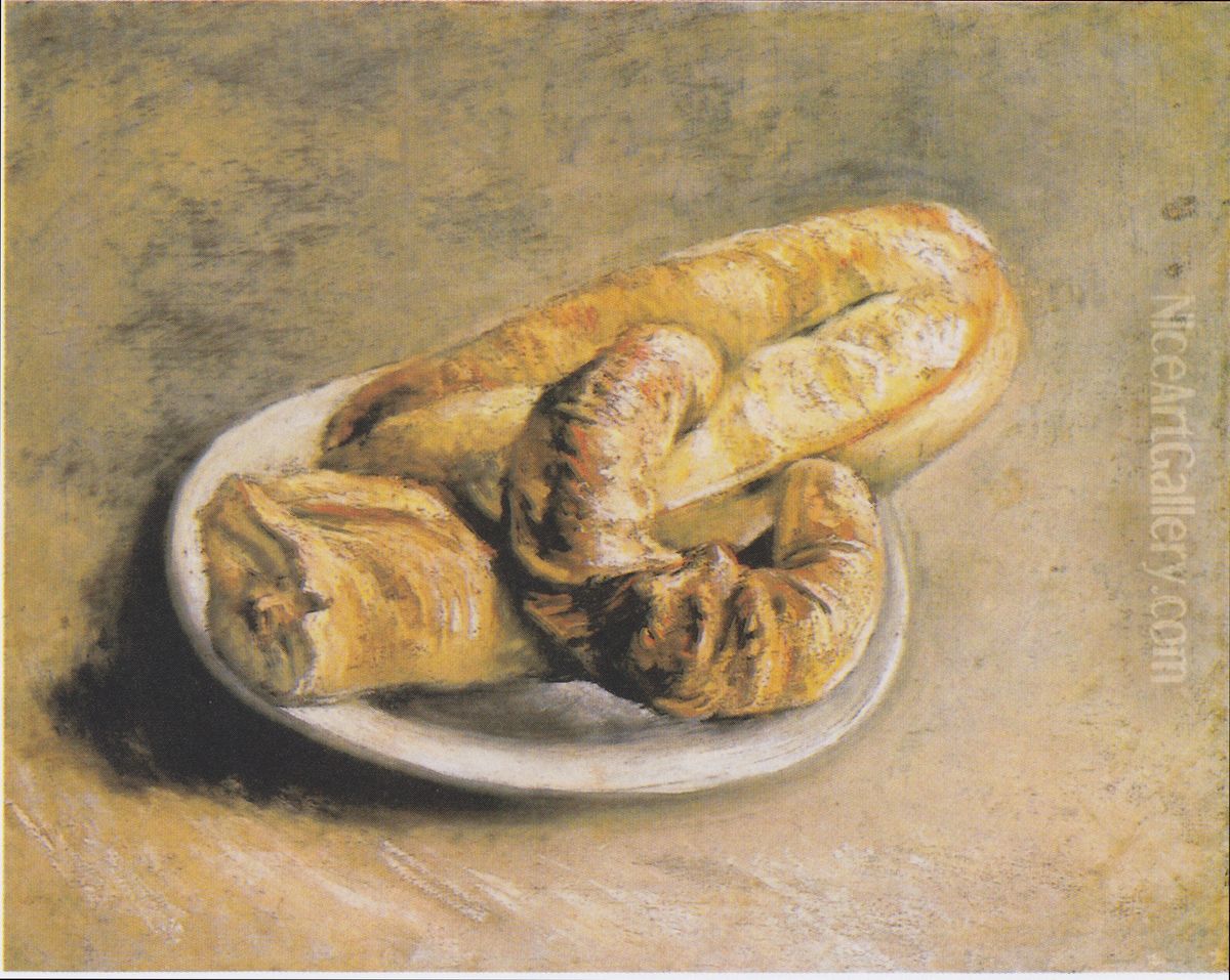Still Life with baked Oil Painting by Vincent Van Gogh