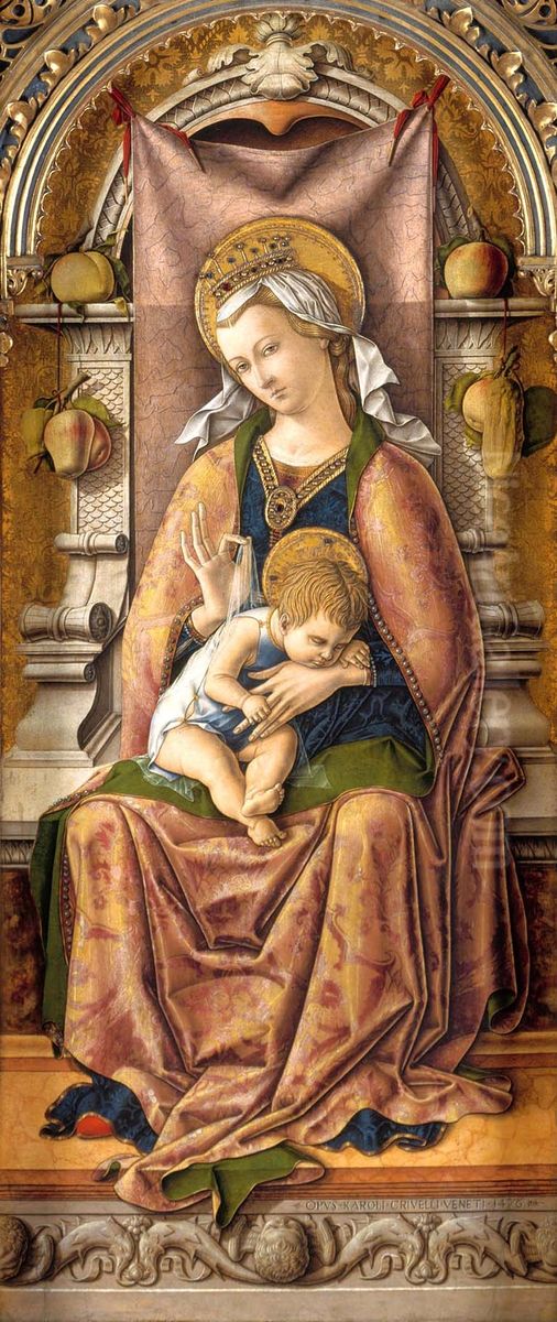 The Virgin and Child Oil Painting by Carlo Crivelli