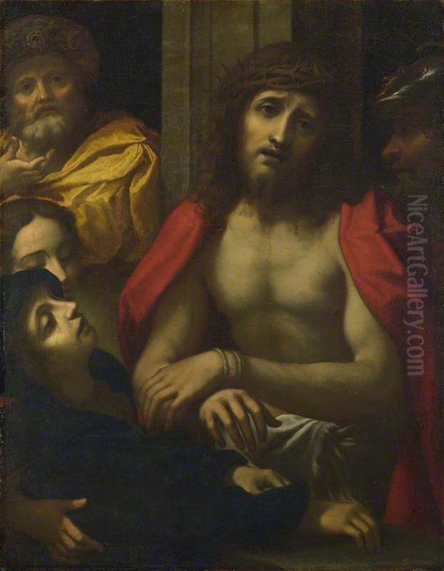 Christ presented to the People (Ecce Homo) Oil Painting by Antonio da Correggio