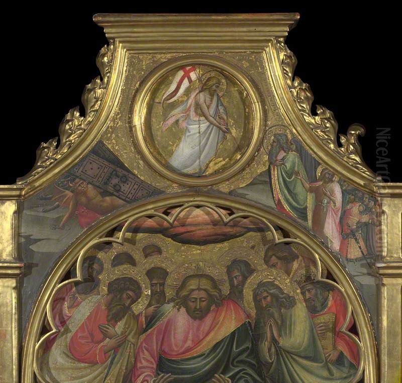 Roundel above Centre Panel Oil Painting by Giovanni dal Ponte