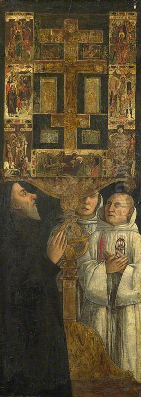 Cardinal Bessarion with the Bessarion Reliquary Oil Painting by Gentile Bellini