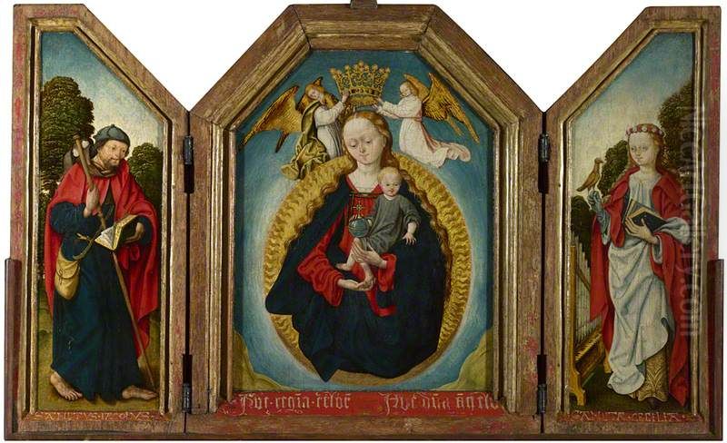 The Virgin and Child in Glory with Saints Oil Painting by Master of the Saint Bartholomew Altarpiece