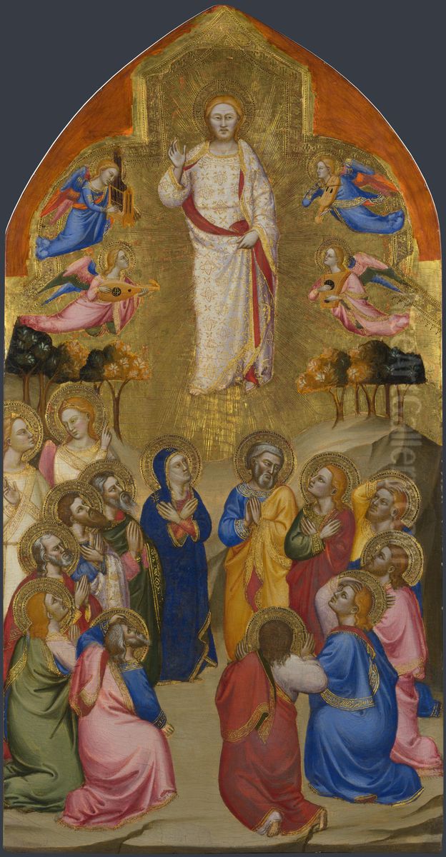 Upper Tier Panel Oil Painting by Jacopo di Cione