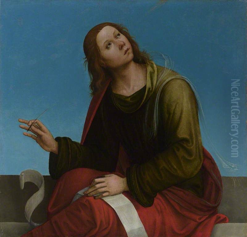 Saint John the Evangelist Oil Painting by Lorenzo Costa