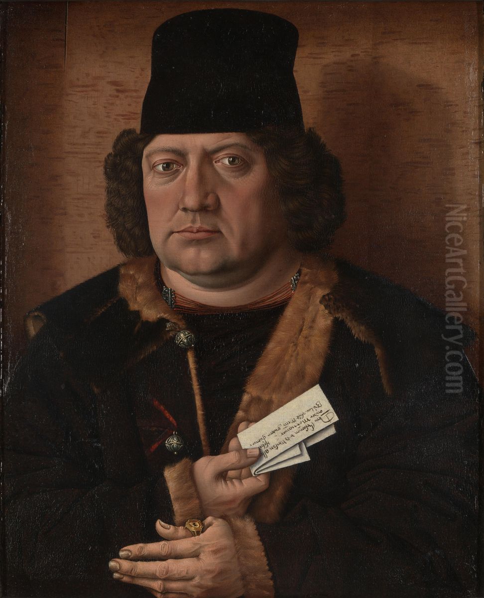 Portrait of Alexander Mornauer Oil Painting by Master of the Mornauer Portrait