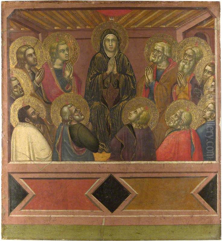 Pentecost Oil Painting by Barnaba Da Modena