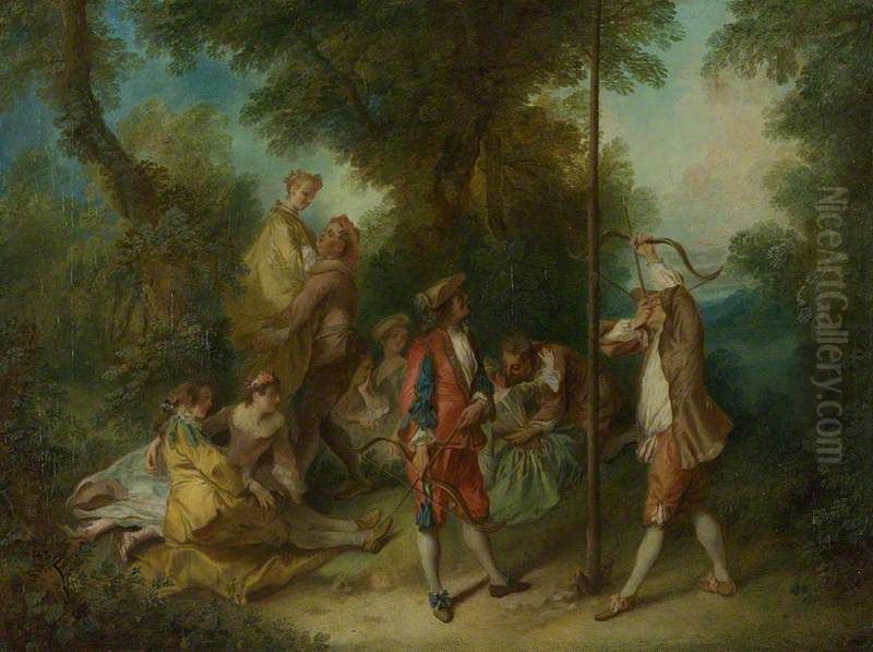 Maturity Oil Painting by Nicolas Lancret