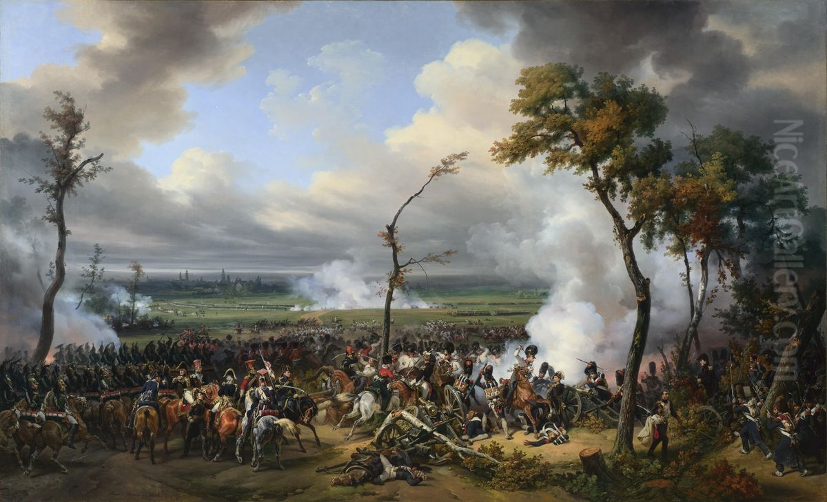 The Battle of Hanau Oil Painting by Horace Vernet