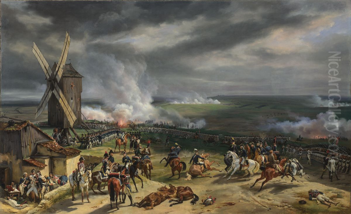 The Battle of Valmy Oil Painting by Horace Vernet