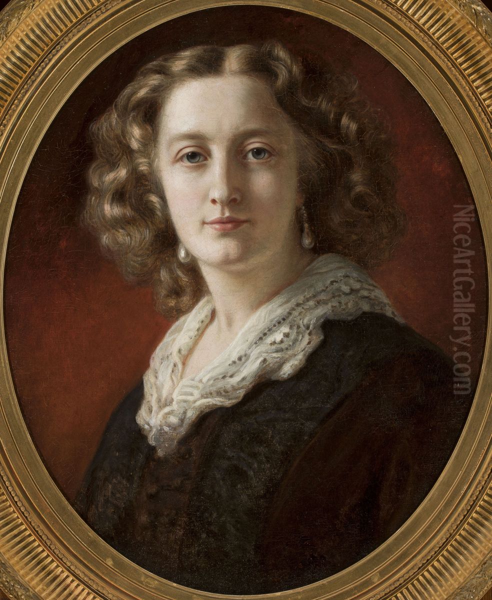 Portrait of Zofia Odescalchi Oil Painting by Franz Xavier Winterhalter