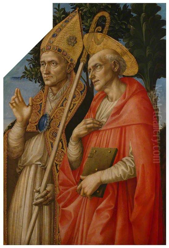 Saints Zeno and Jerome Oil Painting by Pesellino