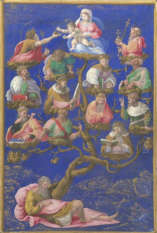 A Jesse-Tree Oil Painting by Girolamo Genga