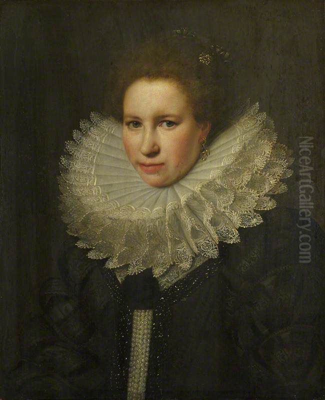 Portrait of a Woman Oil Painting by Michiel Jansz. van Mierevelt