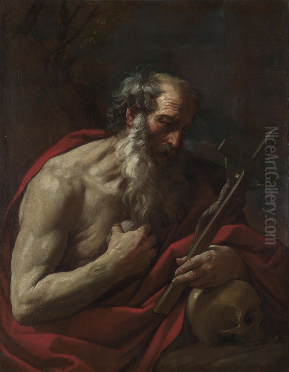 Saint Jerome Oil Painting by Guido Reni