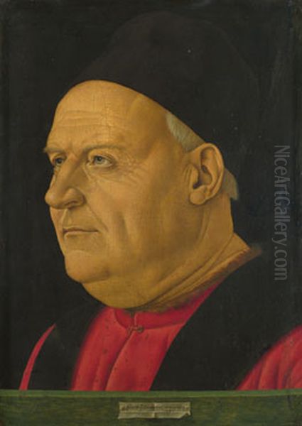 Portrait of an Elderly Man Oil Painting by Francesco Bonsignori