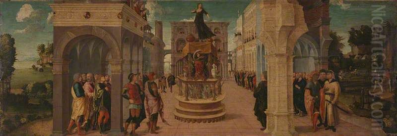 Dido\ Oil Painting by Liberale Da Verona