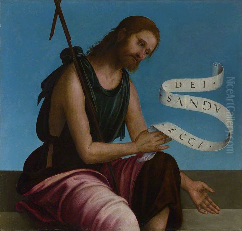 Saint John the Baptist Oil Painting by Lorenzo Costa