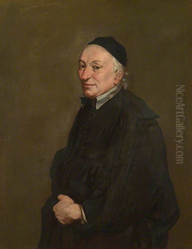 Portrait of a Priest Oil Painting by Giacomo Ceruti