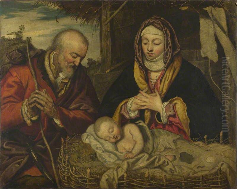 The Nativity Oil Painting by Jacopo Tintoretto