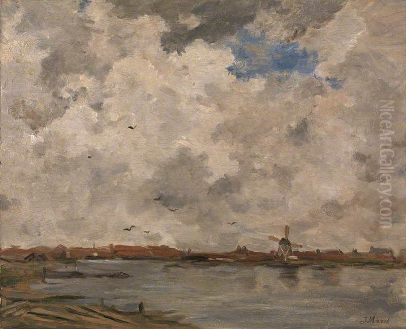 Stormy Sky Oil Painting by Jacob Maris