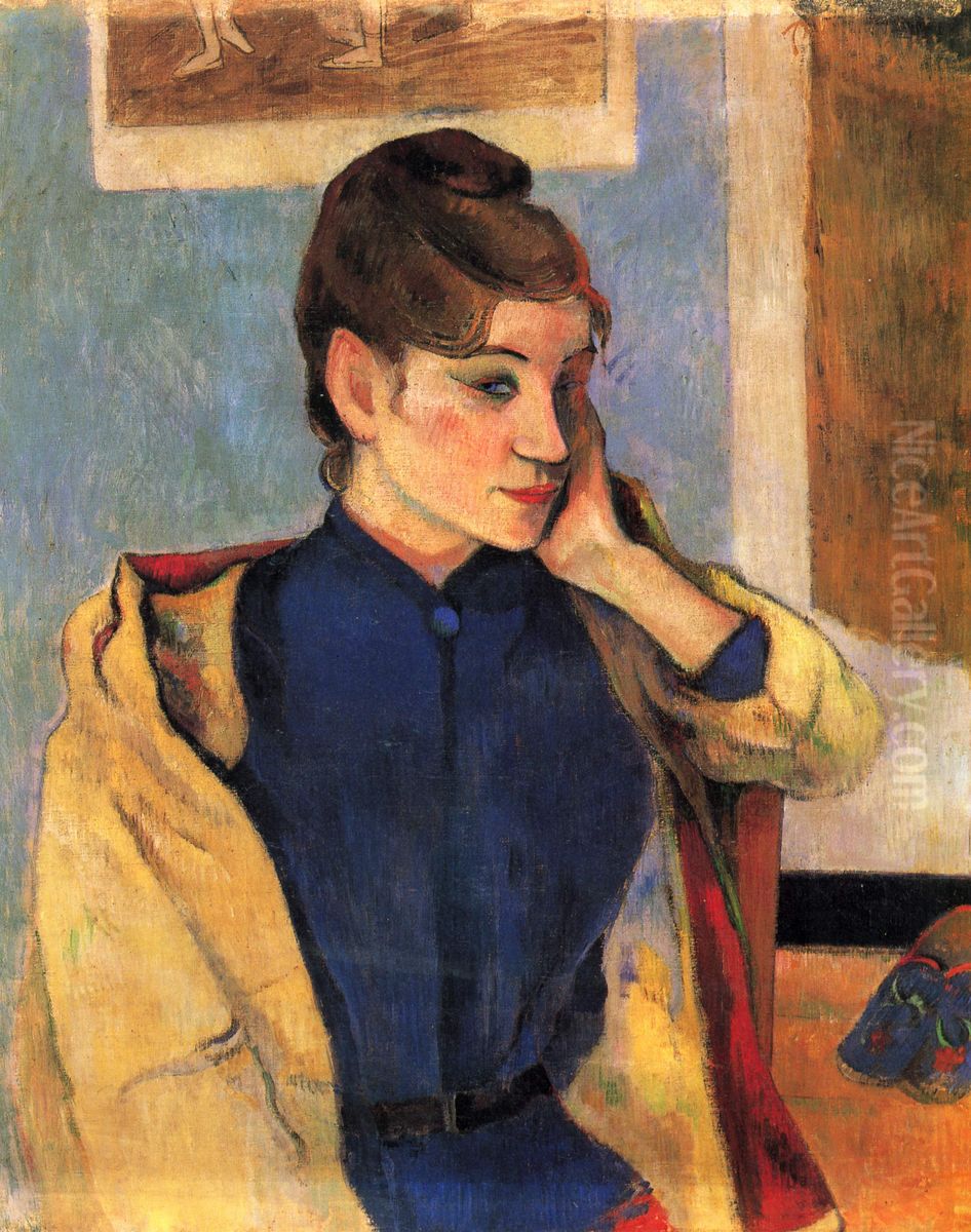 Portrait of Madeleine Bernard Oil Painting by Paul Gauguin
