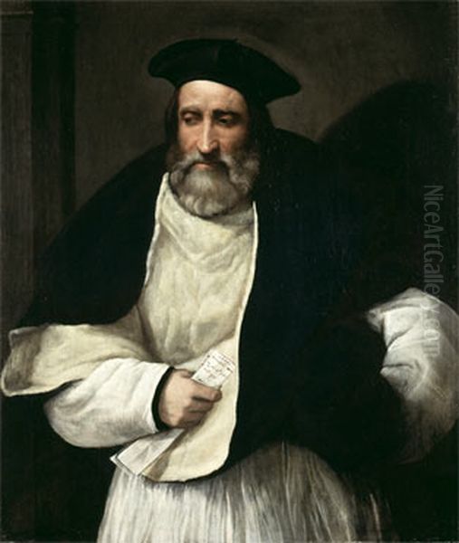 Cardinal Lorenzo Pucci Oil Painting by Parmigianino