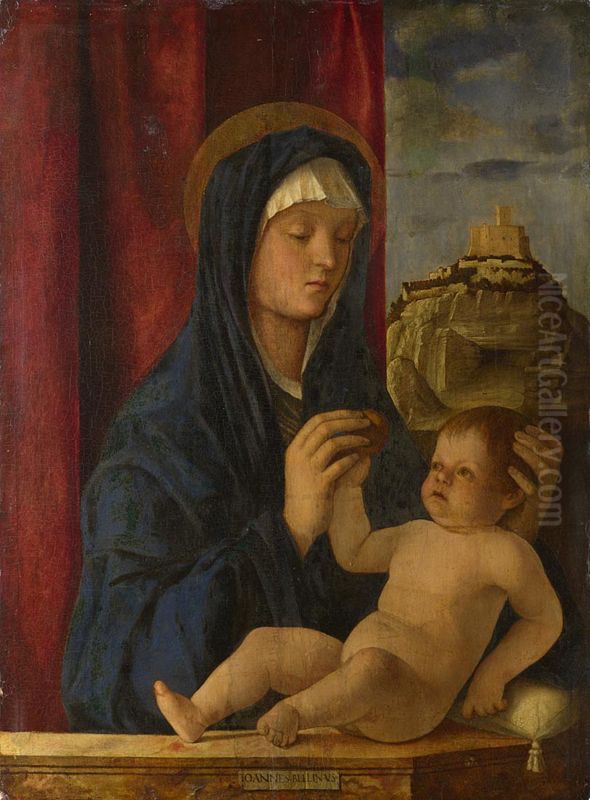 The Virgin and Child (Mond Madonna) Oil Painting by Giovanni Bellini
