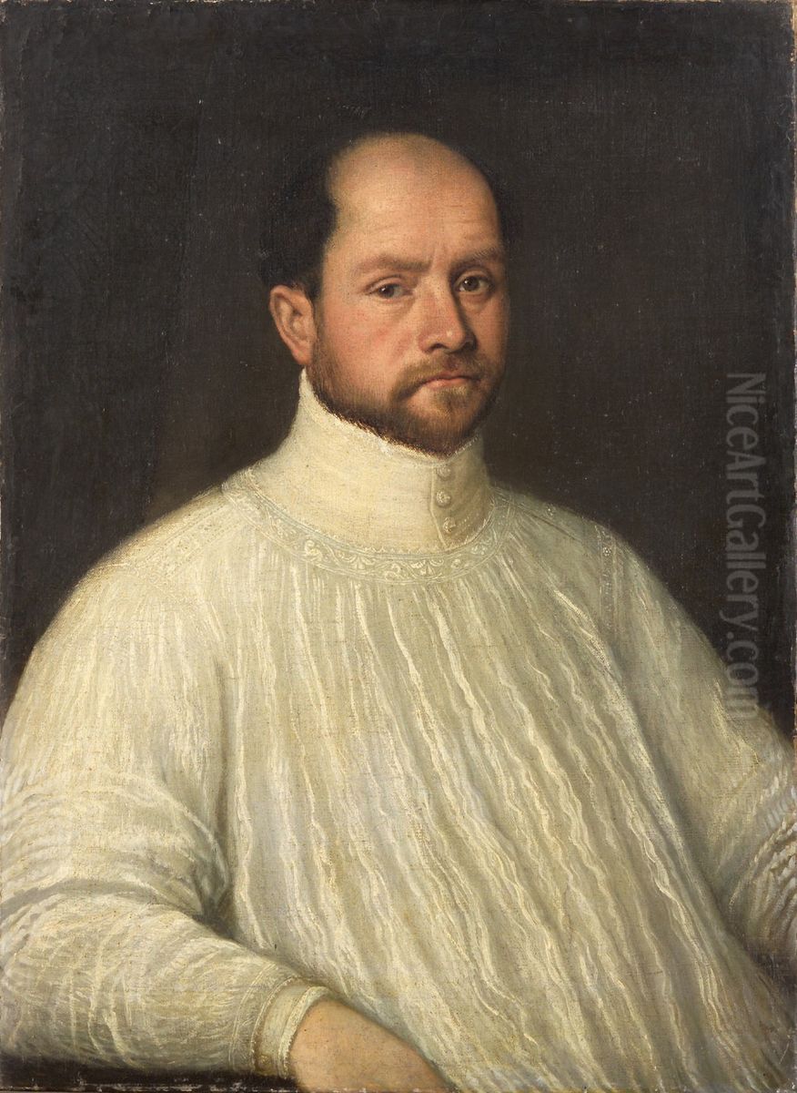 Bildnis eines Pramonstratensers Oil Painting by Leandro Bassano