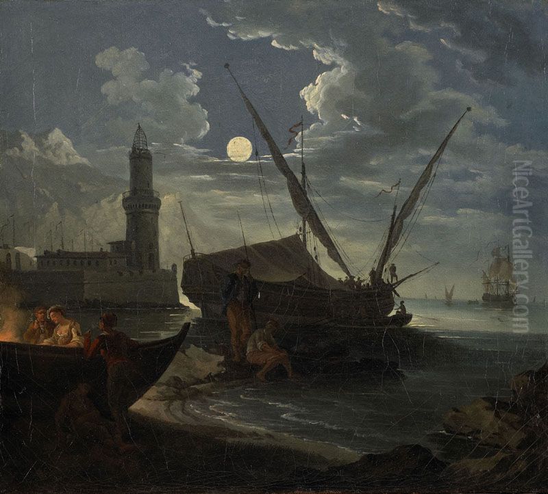 Marine Oil Painting by Joseph Vernet