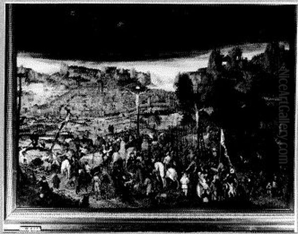 crucifixion [of Christ] Oil Painting by Pieter Brueghel the Younger