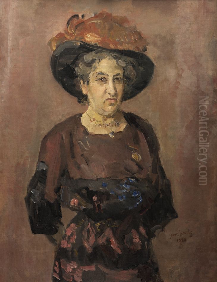 Dr. Aletta H. Jacobs, Oil Painting by Isaac Lazarus Israels