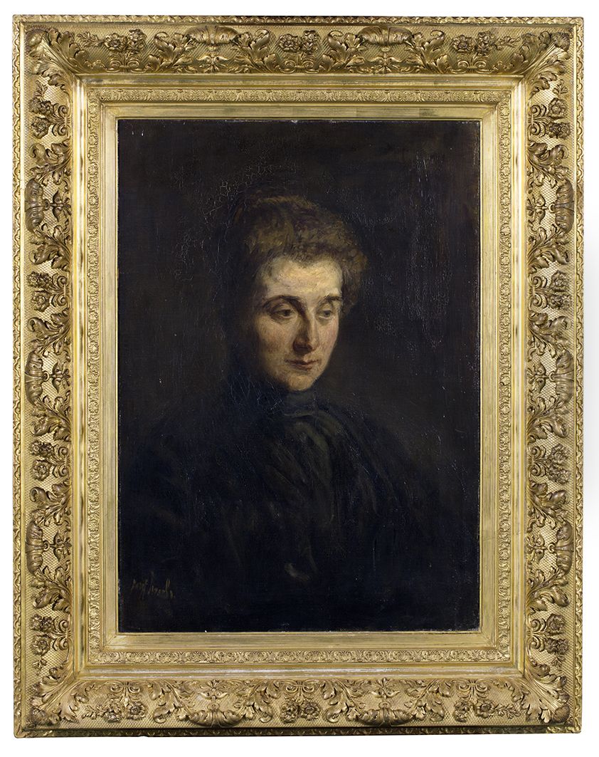 Mevrouw M.M. Mennes-Muller, Oil Painting by Jozef Israels