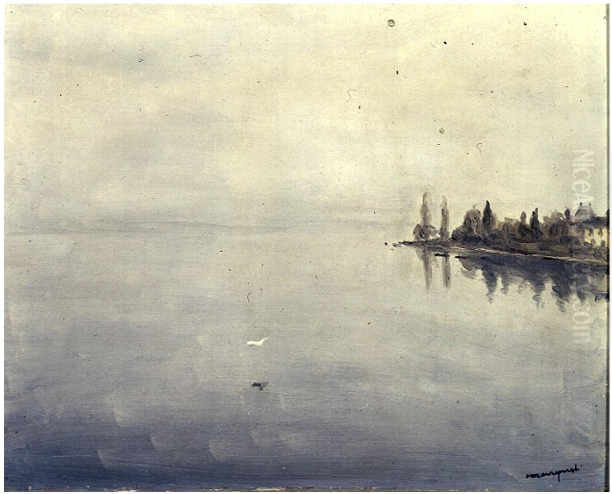 Brouillard sur le Lac Leman Oil Painting by Albert Marquet