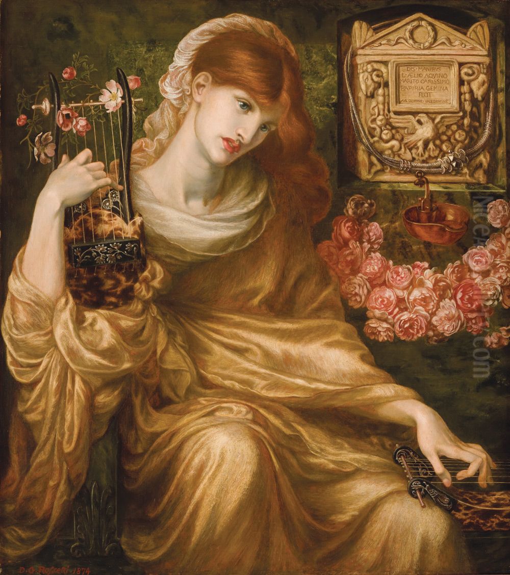 La viuda romana Oil Painting by Dante Gabriel Rossetti