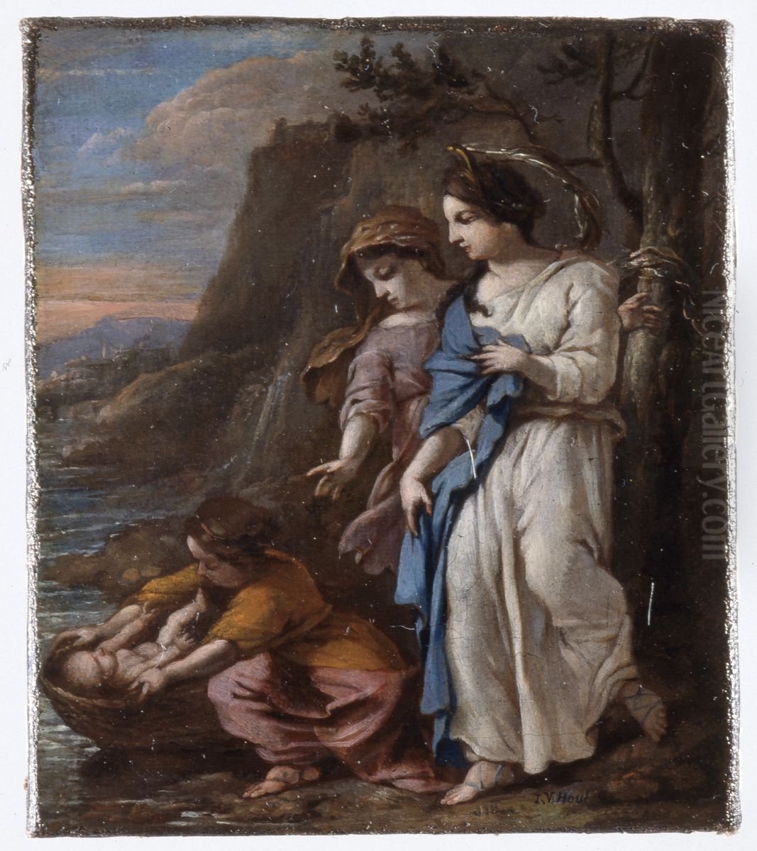 Finding of Moses Oil Painting by Johannes Voorhout